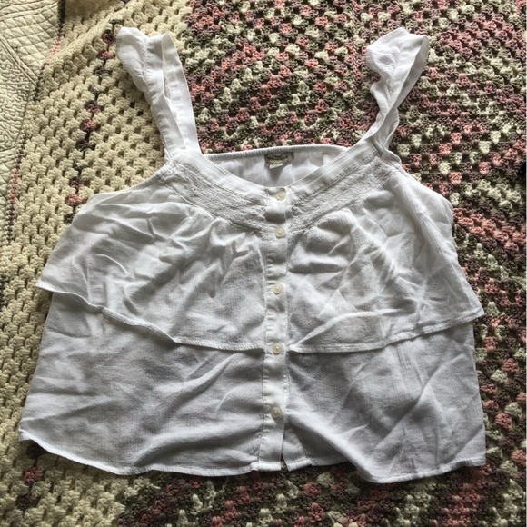 American eagle white blouse - Picture 1 of 9